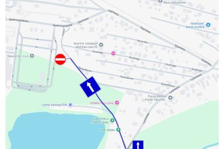 Ważna informacja! Zmiana organizacji ruchu w okolicy Łysiny